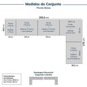 Ver imagem 2 de Guarda-Roupa Planejado de Canto 10 Peças 18 Portas Jade CabeCasa MadeiraOriginals Branco/Fosco/Avelã