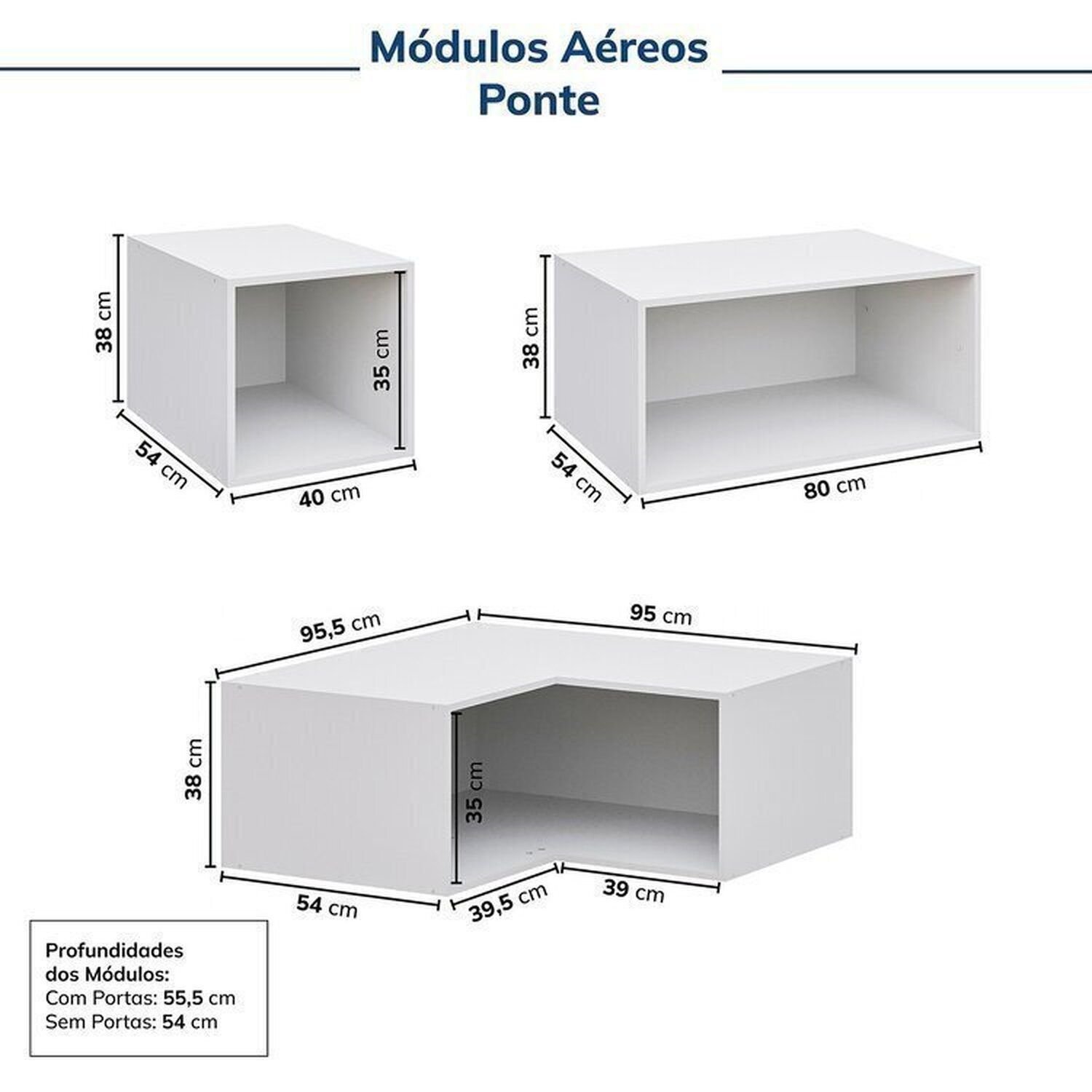 Guarda-roupa Modulado de Canto 10 Peças 18 Portas Jade Cabecasa Madeiramadeira - 15