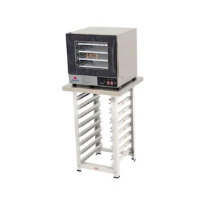 Kit - Forno Turbo Prp-004 Plus Digital 127v Preto + Bancada Mes-004 - Progás 127v