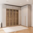 Ver imagem 1 de Guarda-roupa Modulado de Canto 10 Peças 18 Portas Jade CabeCasa MadeiraOriginals