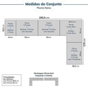 Ver imagem 2 de Guarda-Roupa Planejado de Canto 10 Peças 18 Portas Jade CabeCasa MadeiraOriginals Cinza/Urbano/Avelã