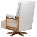 Ver imagem 7 de Poltrona de Amamentação com Balanço Giratória Líria D02 Linho Off White B-410 - Lyam Decor