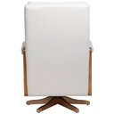 Ver mais imagens de Poltrona de Amamentação com Balanço Giratória Líria D02 Linho Off White B-410 - Lyam Decor