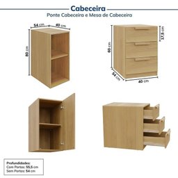 Guarda-Roupa Modulado de Canto 8 Peças 10 Portas com 2 Portas Reflecta Jade Cabecasa Madeiramadeira - 14