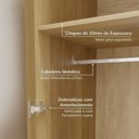 Ver mais imagens de Guarda-roupa Modulado de Canto 8 Peças 10 Portas Jade CabeCasa MadeiraOriginals