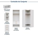 Ver imagem 4 de Guarda-roupa Modulado de Canto 8 Peças 10 Portas Jade CabeCasa MadeiraOriginals