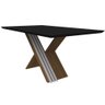 Mesa Madrid 160X90 Imbuia / Preto - 1