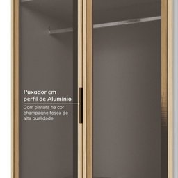 Guarda-Roupa Modulado de Canto 8 Peças 10 Portas com 2 Portas Reflecta Jade Cabecasa Madeiramadeira - 6