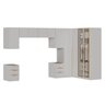 Guarda-roupa Modulado de Canto 8 Peças 10 Portas Jade CabeCasa MadeiraOriginals - 18