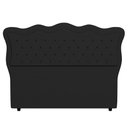 Ver imagem 6 de Cabeceira Casal King Cama Box 195cm Oregon I02 Linho Preto - Mpozenato