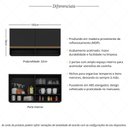 Ver imagem 3 de Armário de Cozinha Aéreo 105cm 2 Portas e Nichos Veneza Multimóveis Mp2259