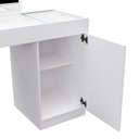 Ver imagem 4 de Escrivaninha e Penteadeira Camarim Star com Espelho Branco Fosco - Ninho Decor