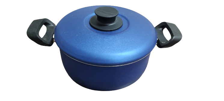 Caçarola Anti Aderente 5 Camadas 220mm Azul Martinazzo 27022/2 - 1