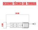 Ver imagem 2 de Torre de Tomadas Multiplug com 3 Tomadas Preto