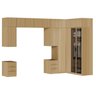 Guarda-roupa Modulado de Canto 12 Peças 16 Portas Jade CabeCasa MadeiraOriginals - 18