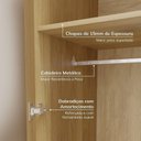 Ver mais imagens de Guarda-roupa Modulado de Canto 12 Peças 16 Portas Jade CabeCasa MadeiraOriginals