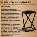 Ver imagem 5 de Banqueta Z Alta 80 Cm Industrial Cozinha Moderno Corino Cor:preto