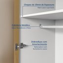 Ver mais imagens de Guarda-Roupa Planejado de Canto 12 Peças 16 Portas Jade CabeCasa MadeiraOriginals Branco/Fosco/Avelã