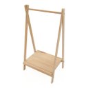 Ver imagem 2 de Arara para roupas e fantasias infantil madeira leve Technox