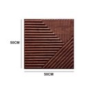 Ver imagem 3 de 10 Placas 3d Revestimento de Parede Efeito Ripado Abstrato - 2,50 M²