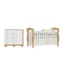 Ver imagem 3 de Quarto de Bebê com Berço Americano e Cômoda 1 Porta Nina Espresso Móveis