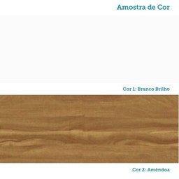 Quarto de Bebê com Berço Americano e Cômoda 1 Porta Nina Espresso Móveis - 13