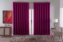 Ver imagem 1 de Cortina Jacquard Luxo em Tecido Semi Blackout Sala 5,00x2,80:vinho