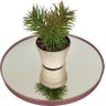 Conjunto Mesa Lateral Rosé Gold em Ferro com Tampo em Vidro - 4