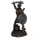 Ver imagem 2 de Estatueta Sala Quarto Geek Orixa Ogum Umbanda Resina 23,5x13
