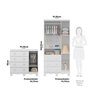 Quarto Infantil com Guarda-roupa 3 Portas e Cômoda 1 Porta 100% Mdf Mimo Espresso Móveis - 3