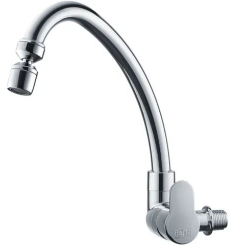 Torneira de Cozinha Herc Abs Cromada Bica Móvel Parede:cromada/brilhante