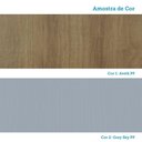 Ver imagem 3 de Guarda Roupa de Canto Paris 5 Portas de Bater 4 Gavetas MDP Avelã Pf-Grey Sky Pf Luciane Móveis