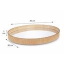 Ver imagem 3 de Bandeja Oval 45cm em MDF com Espelho Topazio Média Oona Design Mel