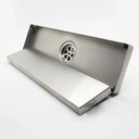 Ver imagem 4 de Ralo Invisivel Linear 30cm Inox Canto Anti Odor Anti Insetos Tampa Banheiro