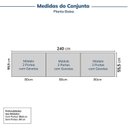 Ver imagem 2 de Guarda-Roupa Planejado 3 Peças 6 Portas Jade CabeCasa MadeiraOriginals Amarelo/Avelã