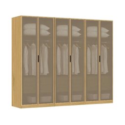 Guarda-roupa Modulado 3 Peças 6 Portas Jade CabeCasa MadeiraMadeira - 14