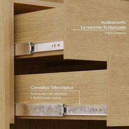 Guarda-roupa Modulado 3 Peças 6 Portas Jade CabeCasa MadeiraMadeira - 9