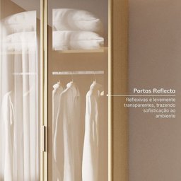 Guarda-roupa Modulado 3 Peças 6 Portas Jade CabeCasa MadeiraMadeira - 7