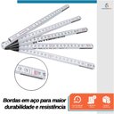 Ver imagem 6 de Metro Régua Dobrável em Madeira com Escala Métrica 2 Metros - Starfer