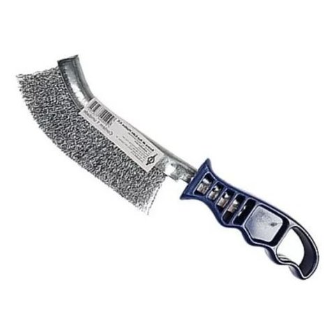 Escova de Aço com Cabo Limpeza de Grelha Churrasqueira Ferrugem