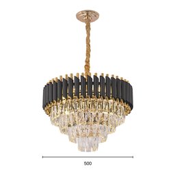 Lustre Pendente Nitrolux Ltr-010p Âmbar e Preto E14 Bivolt - 4