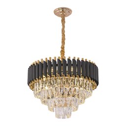 Lustre Pendente Nitrolux Ltr-010p Âmbar e Preto E14 Bivolt - 3