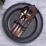 Jogo Talheres Mesa Faqueiro 24 Pçs Rose Gold Berlinger Haus - 4