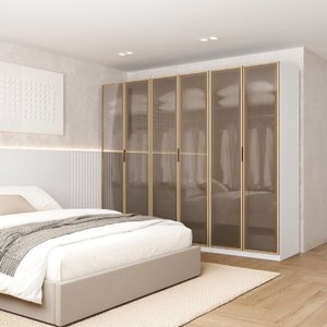 Guarda-roupa Modulado 3 Peças 6 Portas Jade Cabecasa Madeiramadeira