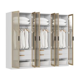 Guarda-roupa Modulado 3 Peças 6 Portas Jade CabeCasa MadeiraMadeira - 5