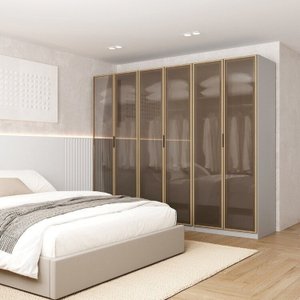 Guarda-roupa Modulado 3 Peças 6 Portas Jade Cabecasa Madeiramadeira