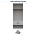 Ver imagem 4 de Guarda-Roupa Planejado 3 Peças 6 Portas Jade CabeCasa MadeiraOriginals Cinza/Urbano/Avelã