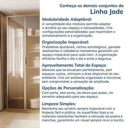 Guarda-roupa Modulado 3 Peças 6 Portas Jade CabeCasa MadeiraMadeira - 12