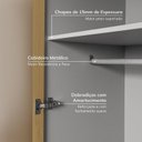 Ver mais imagens de Guarda-Roupa Planejado 3 Peças 6 Portas Jade CabeCasa MadeiraOriginals Cinza/Urbano/Avelã