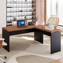 Ver imagem 1 de Escrivaninha Mesa Escritório Diretor em L 150x160cm Espresso Móveis